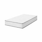 Matelas à ressorts ensachés jumeaux de 8 pouces avec housse respirante et fermeté moelleuse