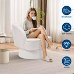 Fauteuil pivotant à 360° avec rembourrage moelleux
