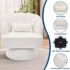 Fauteuil pivotant à 360° avec rembourrage moelleux