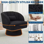 Fauteuil pivotant à 360° avec rembourrage moelleux