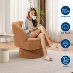 Fauteuil pivotant à 360° avec rembourrage moelleux