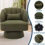 Fauteuil pivotant à 360° avec rembourrage moelleux