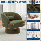Fauteuil pivotant à 360° avec rembourrage moelleux