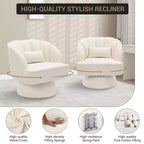 Fauteuil pivotant à 360° avec rembourrage moelleux