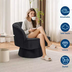 Fauteuil pivotant à 360° avec rembourrage moelleux