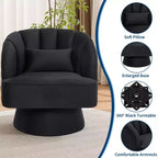 Fauteuil pivotant à 360° avec rembourrage moelleux