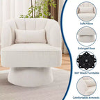 Fauteuil pivotant à 360° avec rembourrage moelleux
