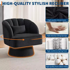 Fauteuil pivotant à 360° avec rembourrage moelleux