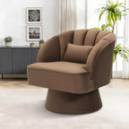 Fauteuil pivotant à 360° avec rembourrage moelleux