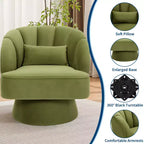 Fauteuil pivotant à 360° avec rembourrage moelleux