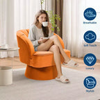 Fauteuil pivotant à 360° avec rembourrage moelleux