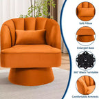 Fauteuil pivotant à 360° avec rembourrage moelleux