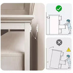Meuble de rangement moderne en MDF de 135 cm avec 2 portes, 2 tiroirs et étagère ouverte – Meuble TV / Buffet / Console multimédia