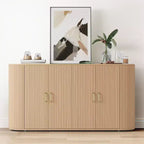 Buffet console cannelé de 63 pouces