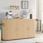 Buffet console cannelé de 63 pouces