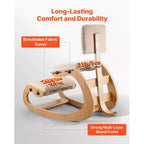 Chaise ergonomique à genoux avec hauteur réglable et cadre en bois