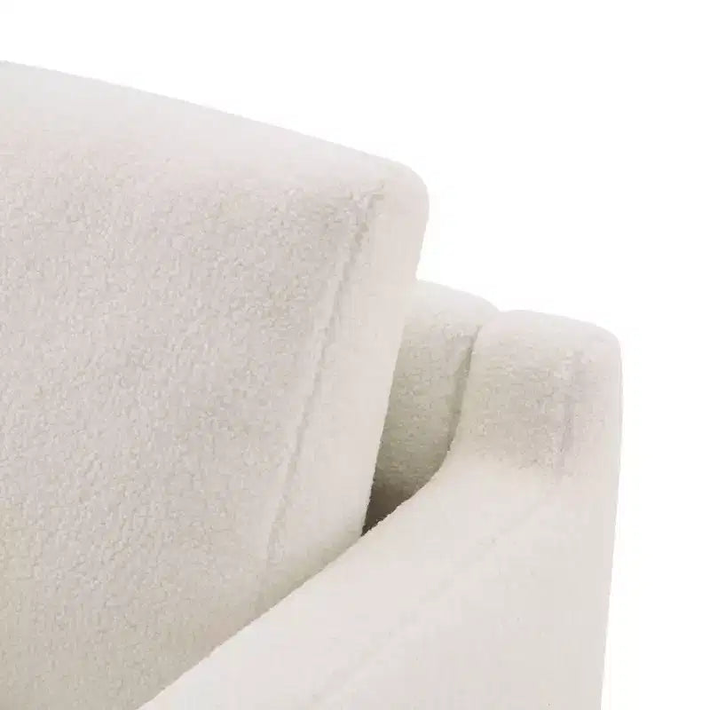 Modern Minimalist Accent Chair with Solid Wood Frame – Ergonomic Living Room Seating with Soft Cushions