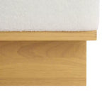 Fauteuil d'appoint moderne et minimaliste avec structure en bois massif – Siège de salon ergonomique avec coussins moelleux