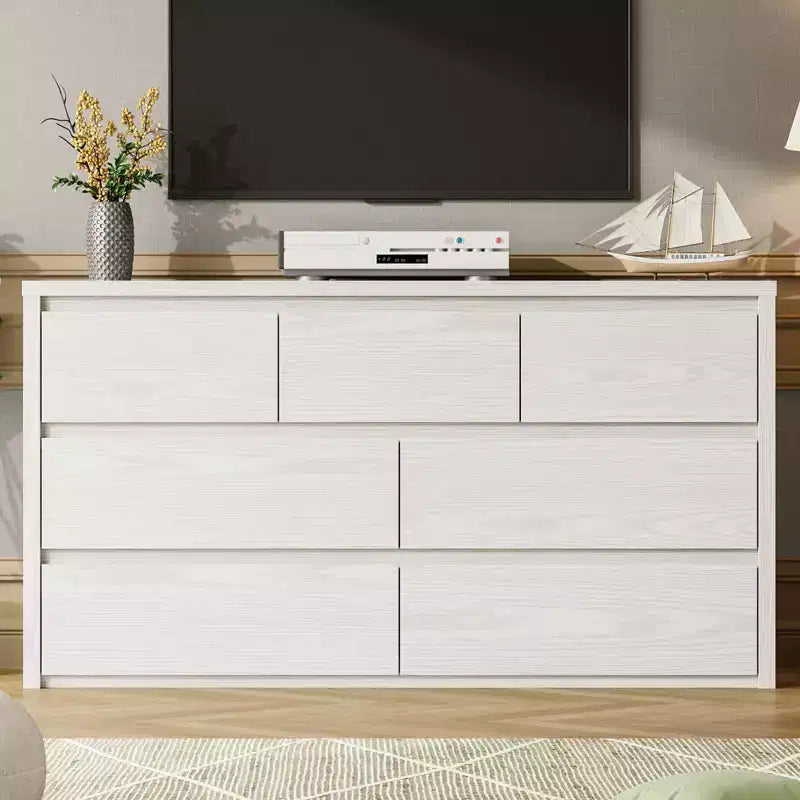 7-Drawer Wooden Dresser