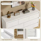 Commode en bois à 7 tiroirs