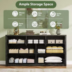 Commode en bois à 7 tiroirs