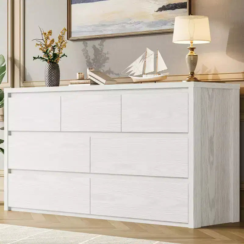 7-Drawer Wooden Dresser