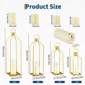 Remote Control Flameless Candle Centerpiece Acrylic Electronic Candle Safe Home Decor for Weddings Table Romantic Ambiance