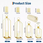 Remote Control Flameless Candle Centerpiece Acrylic Electronic Candle Safe Home Decor for Weddings Table Romantic Ambiance