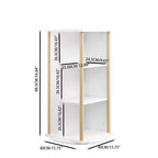 Étagère à livres rotative à 3 niveaux pour enfants avec tableau noir et rangement de jouets