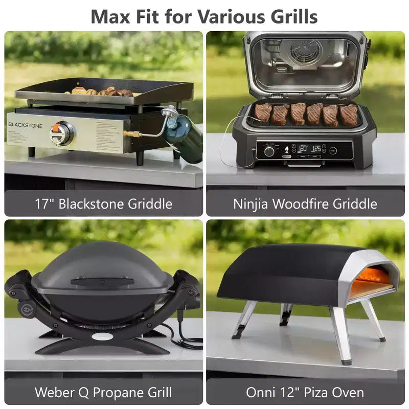 78-Inch Outdoor Kitchen Island with Stainless Steel Countertop, Foldable BBQ Station and Storage Cabinets, Black