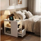 Table de chevet multifonctionnelle avec rangement