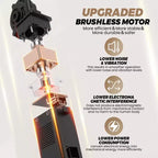 Fauteuil inclinable électrique avec chauffage et massage par vibration – Simili cuir PU, Noir