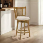Tabouret de bar rembourré à hauteur réglable