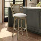 Tabouret de bar rembourré à hauteur réglable
