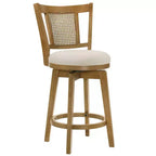 Tabouret de bar rembourré à hauteur réglable