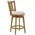 Tabouret de bar rembourré à hauteur réglable