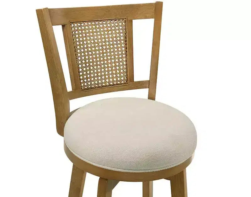 Adjustable Height Upholstered Barstool