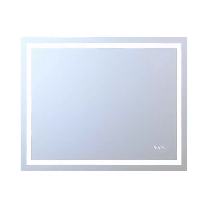 40x32 Inch LED Bathroom Mirror with Anti-Fog, Dimmable, 3 Color Temperatures